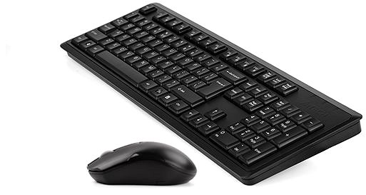 Keyboard and Mouse Set A4tech 4200N CZ Lateral view
