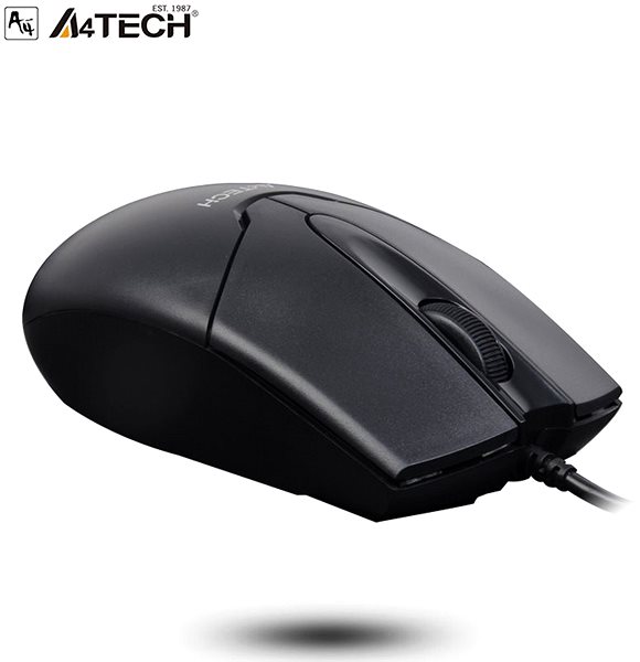 Mouse A4tech OP-550NU black USB Lifestyle