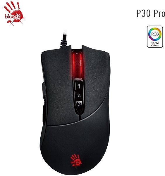 Gaming Mouse A4tech Bloody P30 PRO Core 3 Screen