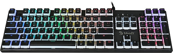 Gaming Keyboard A4tech Bloody S510R Red Switch, pudding, USB, black - CZ ...