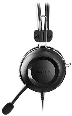 Gaming Headphones A4tech HU-35 USB, Black Lateral view