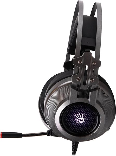 Gaming Headphones A4tech Bloody G525, Grey Lateral view