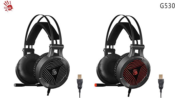Gaming Headphones A4tech Bloody G530 Lateral view