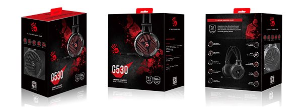 Gaming Headphones A4tech Bloody G530 Packaging/box