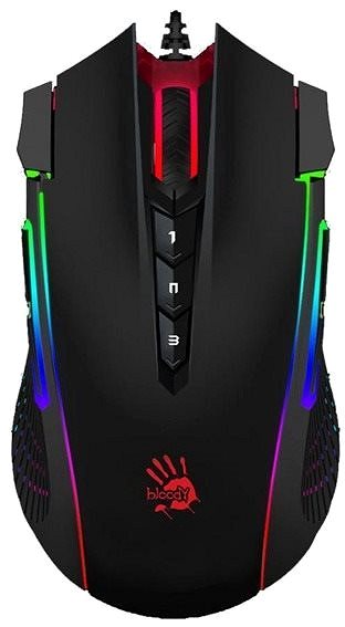 Gaming Mouse A4tech BLOODY J90S CORE 3 Metal Slides Screen