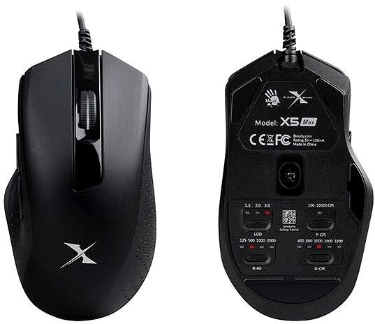 Gaming Mouse A4tech BLOODY X5MAX, Gaming Mouse, USB Screen