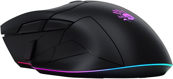 Gaming Mouse A4tech BLOODY W70MAX, Black Lateral view