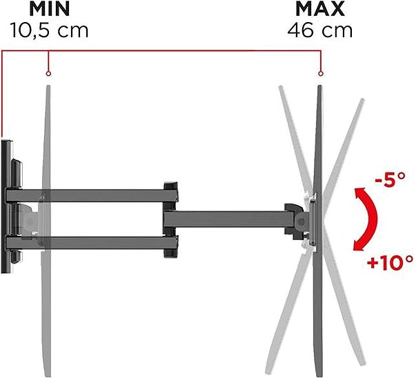 TV-Halterung Meliconi 580469 FlatStyle FDR400 ...