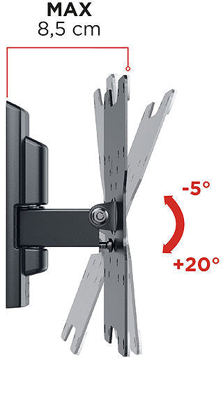 TV Mount Meliconi 580477 FlatStyle FTR200CG TV holder ...