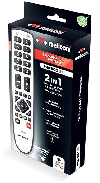 Meliconi 806170 Universal 2in1 remote control.