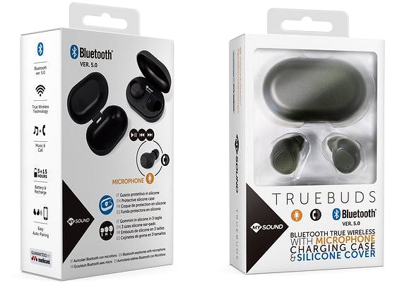 Wireless Headphones Meliconi 497486 True Buds Packaging/box
