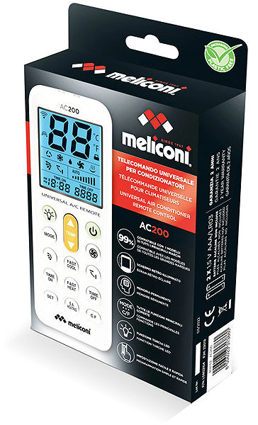MELICONI 802102 AC200 Plus remote control.