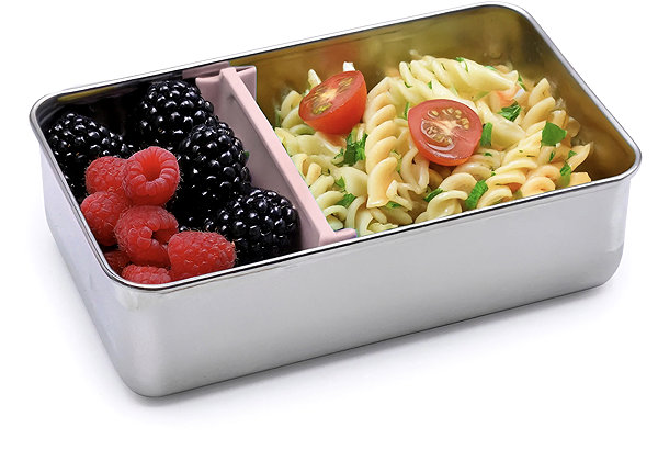 Lunchbox Melii Edelstahl-Bentobox 740 ml mit Silikondeckel, Rosa ...
