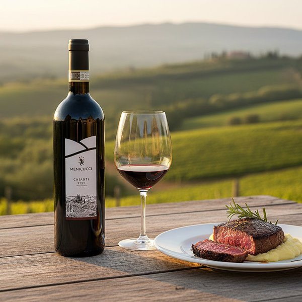 Menicucci Chianti DOCG Riserva 0.75L, 13% vol. wine