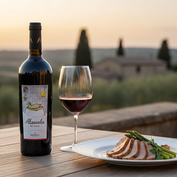 Menicucci Alzavola Rosso wine 0.75L, 14.5% vol.