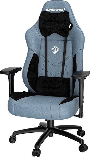 Gamer szék Anda Seat T - Compact L kék/fekete ...