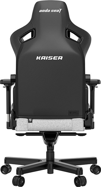 Herná stolička Anda Seat Kaiser Series 3 XL sivá tkanina ...