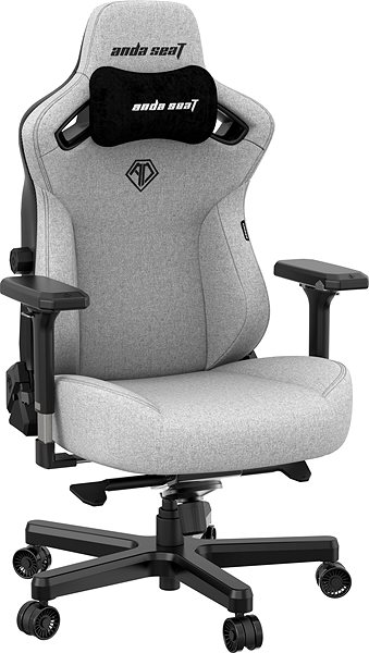 Herná stolička Anda Seat Kaiser Series 3 Premium Gaming Chair – L Grey Fabric ...