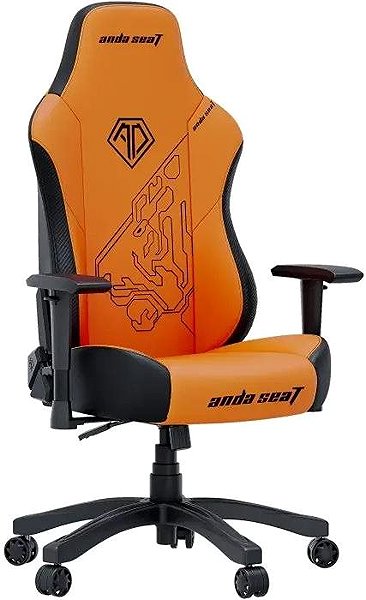 Gaming Chair Anda Seat Phantom 3 Tiger Edition PVC Size L Orange ...