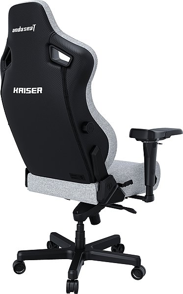 Gaming Chair Anda Seat Kaiser 4 Premium Gaming Chair - XL size Grey Fabric ...