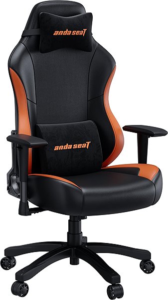 Gaming Chair Anda Seat Luna Premium Gaming Chair - L size Black & Orange ...