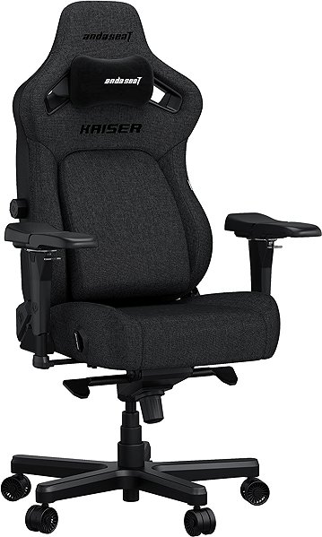 Gaming Chair Anda Seat Kaiser 4 Premium Gaming Chair - XL Dark Gray Fabric ...