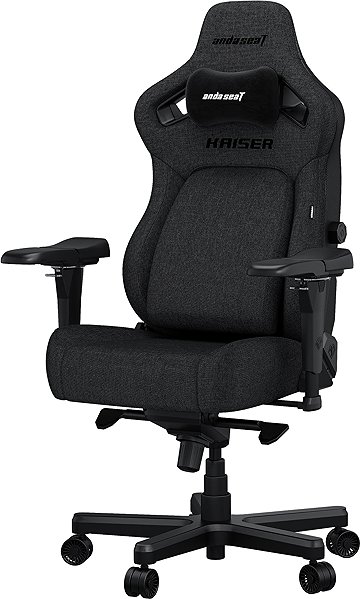 Gaming Chair Anda Seat Kaiser 4 Premium Gaming Chair - XL Dark Gray Fabric ...