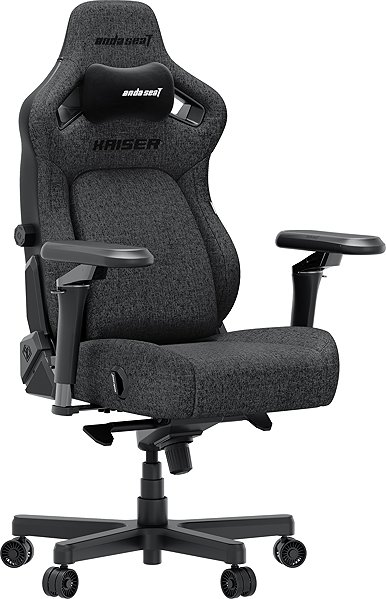 Gaming Chair Anda Seat Kaiser 4 V2 Size XL Dark Gray Fabric ...