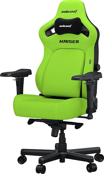 Gaming Chair Anda Seat Kaiser 4 Premium Gaming Chair Size XL Cyber green PVC ...