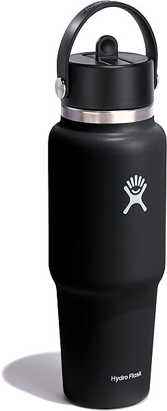 Thermal Mug Hydro Flask Wide Flex Straw Travel Bottle 32 oz 946 ml Black ...