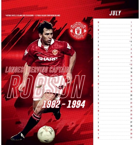Stolní kalendář FC Manchester United - stolní kalendář ...