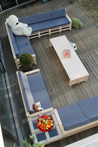 Garden Bench Moduleta Corner Sofa Lifestyle