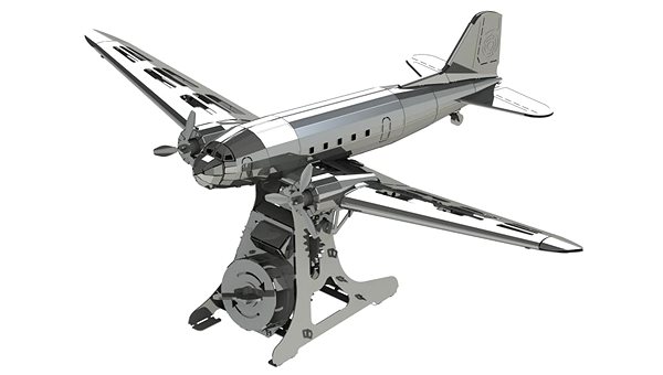 3D puzzle Metal Time Luxusná oceľová stavebnica Remerkable Douglas DC-3 ...