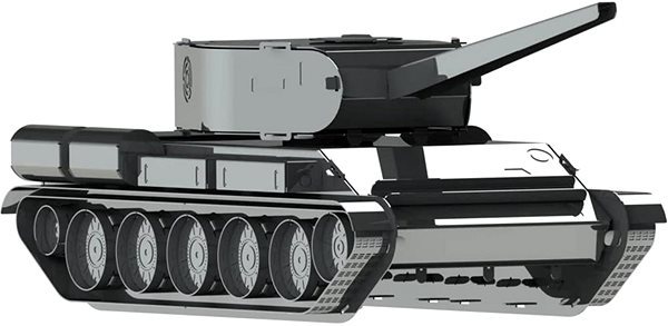 Stavebnica Metal Time Luxusná oceľová stavebnica tank T-44 ...