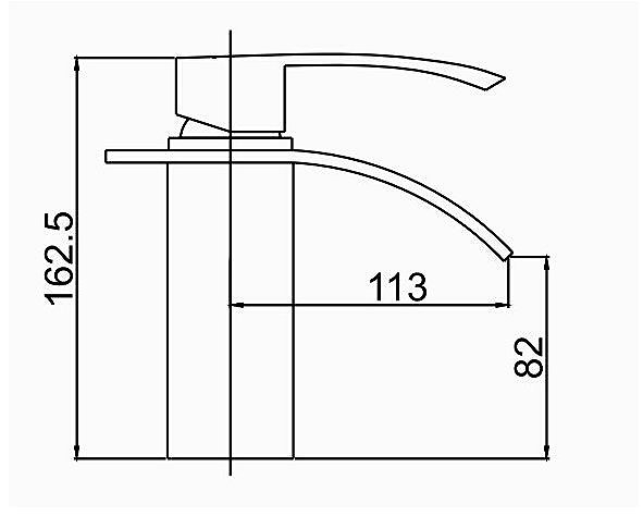Tap Metalac Aquabi Platz Standing basin mixer - waterfall ...