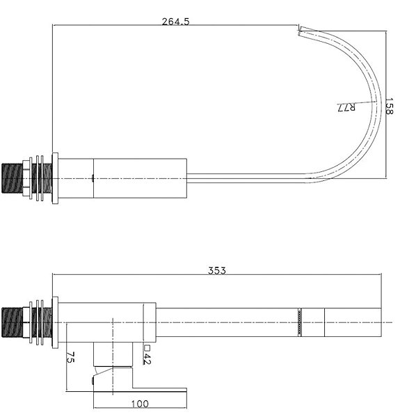 Tap Metalac Aquabi Platz Single lever basin mixer ...