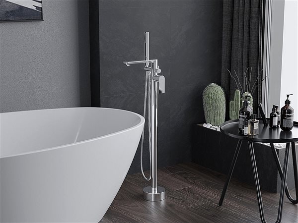 Tap MEXEN Leda freestanding bath mixer, chrome ( 75633-00 ) ...