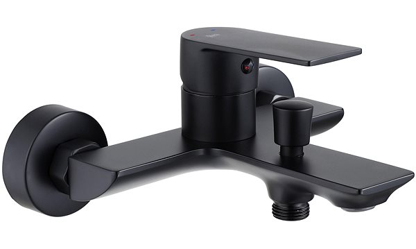 Tap REA Urban Bathtub Faucet with Accessories, Black ( REA-B9910 ) ...