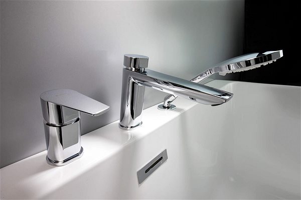 Tap DEANTE Agawa Bathroom mixer, 3-hole, chrome ( BQG_013M ) ...
