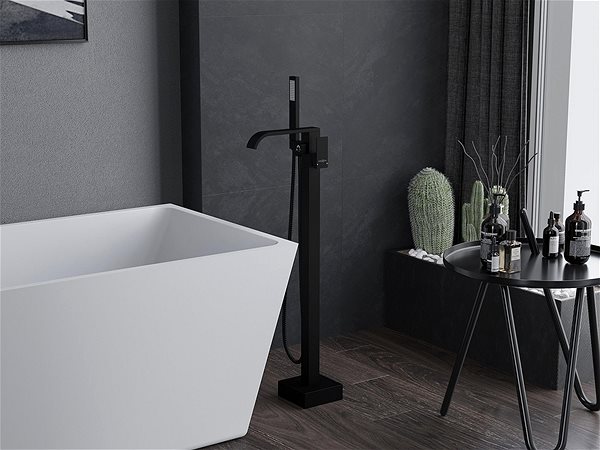 Tap MEXEN Lava Freestanding bath mixer, black ( 752433-70 ) ...