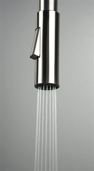 Tap DEANTE Luno Sink mixer, elastic, stainless steel / beige ( BOC_5740 ) ...
