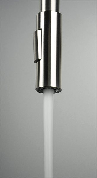 Tap DEANTE Luno Sink mixer, elastic, stainless steel / beige ( BOC_5740 ) ...