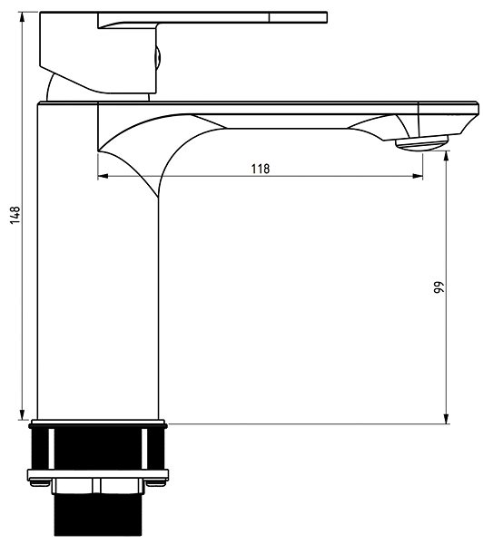 Tap MEXEN Milo DF05 SET basin mixer + shower mixer with accessories, black 71304DF05 - 70 ...