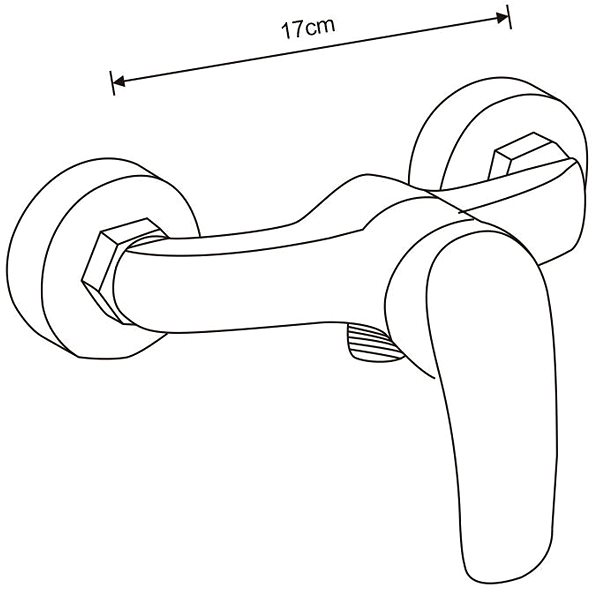 Tap MEXEN Fabia DF62 SET basin mixer + shower mixer with accessories, black 746504DF62 - 70 ...