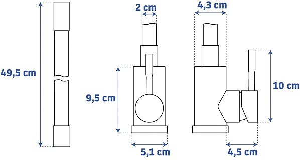 Tap REA Kitchen Faucet Clever (REA-B5698) Technical draft