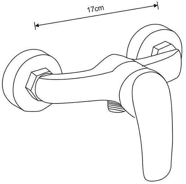 Tap MEXEN Fabia DB72 shower mixer with accessories, black (74654DB72-70) ...