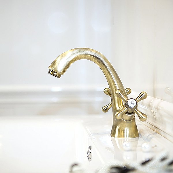 Tap Kuchinox STILO pedestal basin mixer with spout (BKI_522D) ...