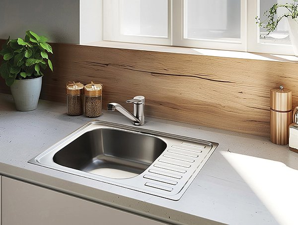 Tap Kuchinox VILLA sink mixer with stand mixer (BVK_060D) ...