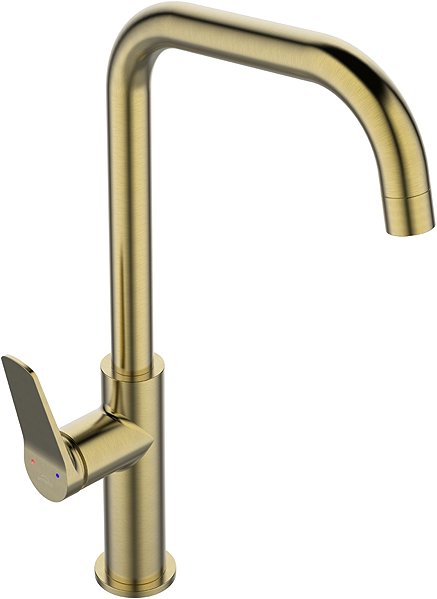 Tap INVENA Sink mixer Alonia Trend, brushed gold (BZ-70-009-V) ...