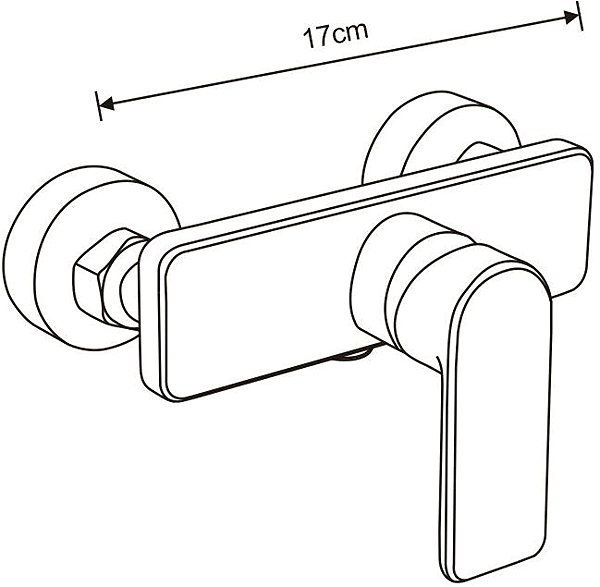 Tap MEXEN Cetus shower mixer, black (744340-70) ...